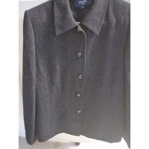 Vintage Jones Wear Women's  Charcoal/Black Suit Jacket Short Size 14
